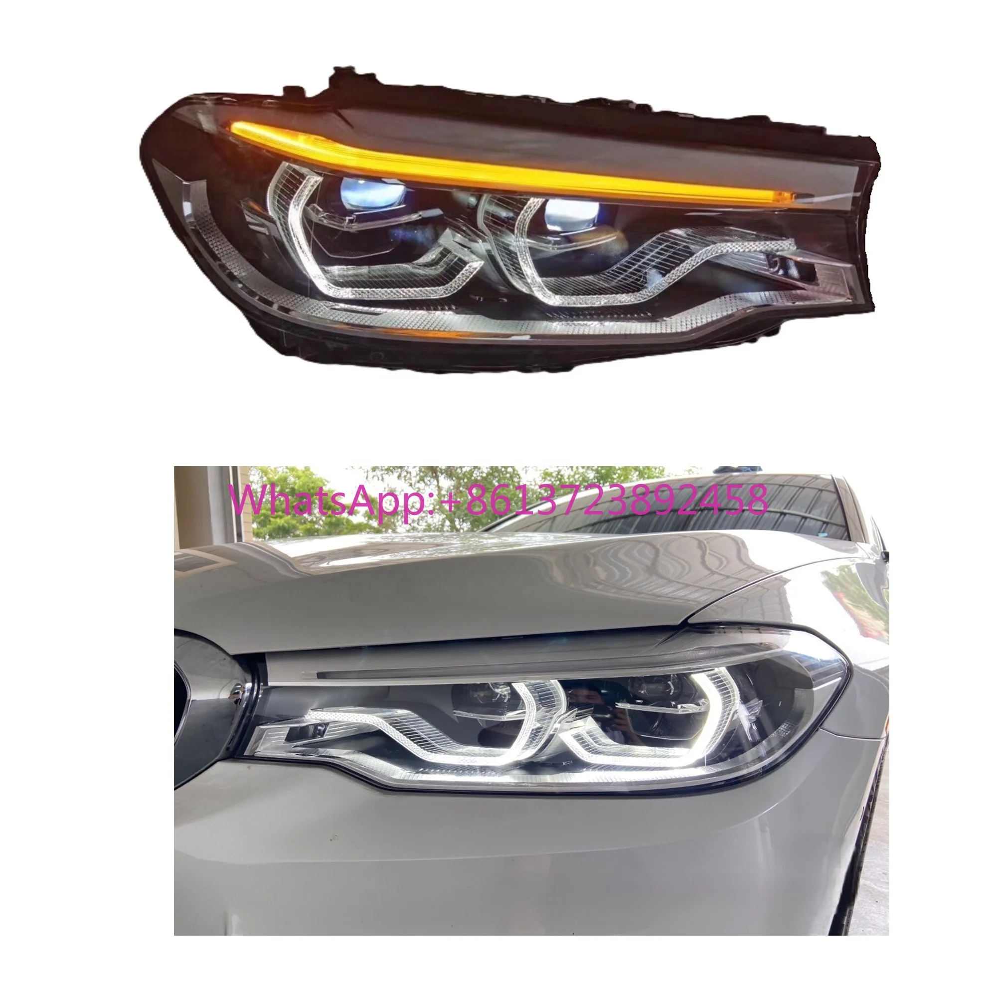 Wholesale Original G30 LED Headlight for BMW M5 F90 G31 LED Headlight 5 Series G38 G30 Adaptive LED Headlight OEM 63117439197
Wholesale Original G30 LED Headlight for BMW M5 F90 G31 LED Headlight 5 Series G38 G30 Adaptive LED Headlight OEM 63117439197