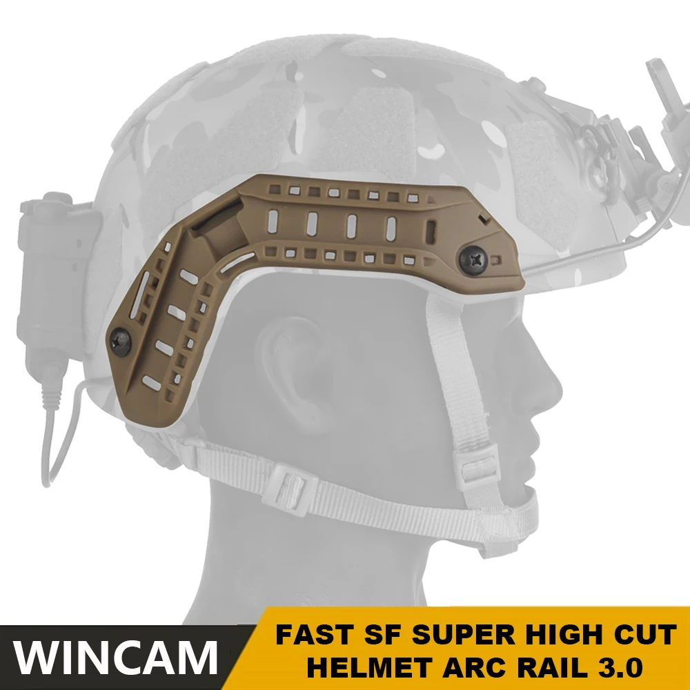 Tactical Fast Helmet Rail 3.0 Multifunctional Outdoor Hunting Shooting Airsoft SF Super High Cut Helmet Side Rails Accessories
Tactical Fast Helmet Rail 3.0 Multifunctional Outdoor Hunting Shooting Airsoft SF Super High Cut Helmet Side Rails Accessories