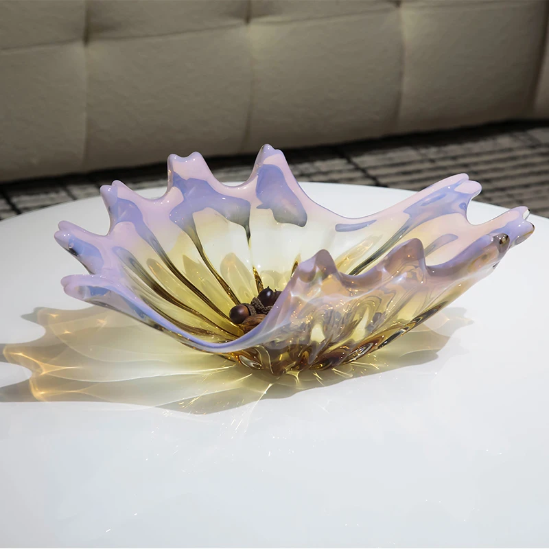 Nordic Modern European Fruit Bowls Home Large Amber Oval Glass Decorative Centerpiece Bowl
Nordic Modern European Fruit Bowls Home Large Amber Oval Glass Decorative Centerpiece Bowl