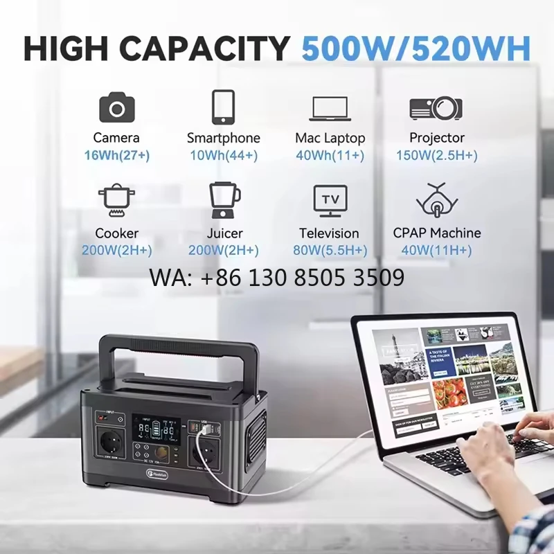 RTS Stock For Pure Sine Wave MPPT 500W Portable Rechargeable Solar Charging Power Station EU Plug Outdoor Camping
RTS Stock For Pure Sine Wave MPPT 500W Portable Rechargeable Solar Charging Power Station EU Plug Outdoor Camping