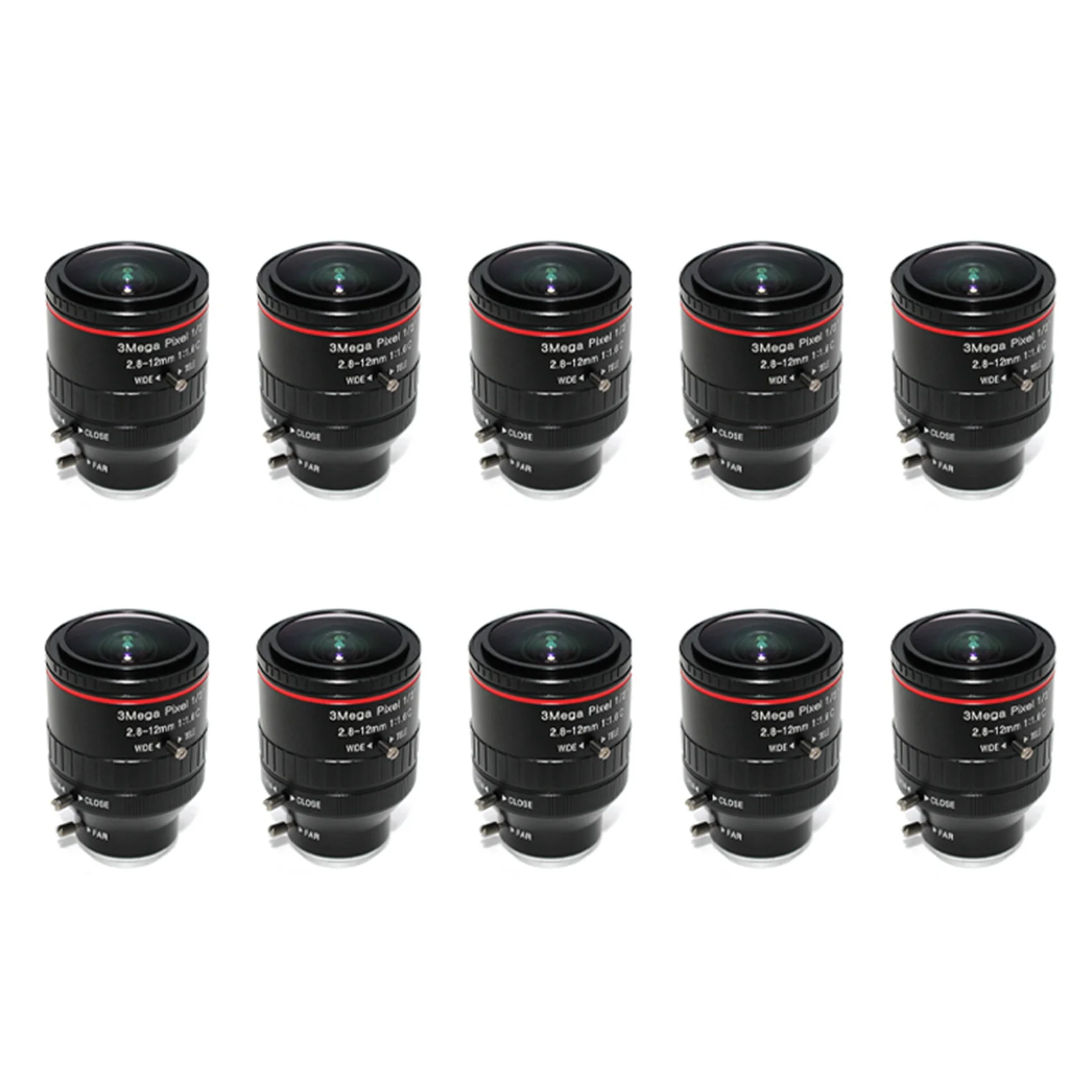 A07I 10X Industrial Lens Manual Iris Zoom 2.8-12mm 3MP C Mount Lens CCTV LENS Camera Accessories
A07I 10X Industrial Lens Manual Iris Zoom 2.8-12mm 3MP C Mount Lens CCTV LENS Camera Accessories