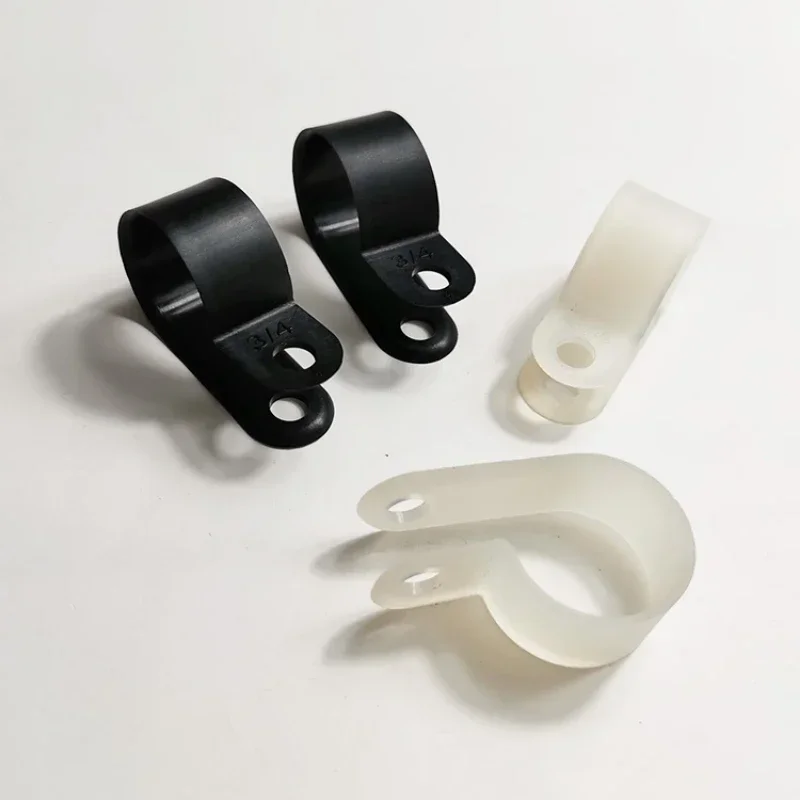 Plastic Standard Parts R-type nylon cable clamp White black environmental protection flame retard
Plastic Standard Parts R-type nylon cable clamp White black environmental protection flame retard
