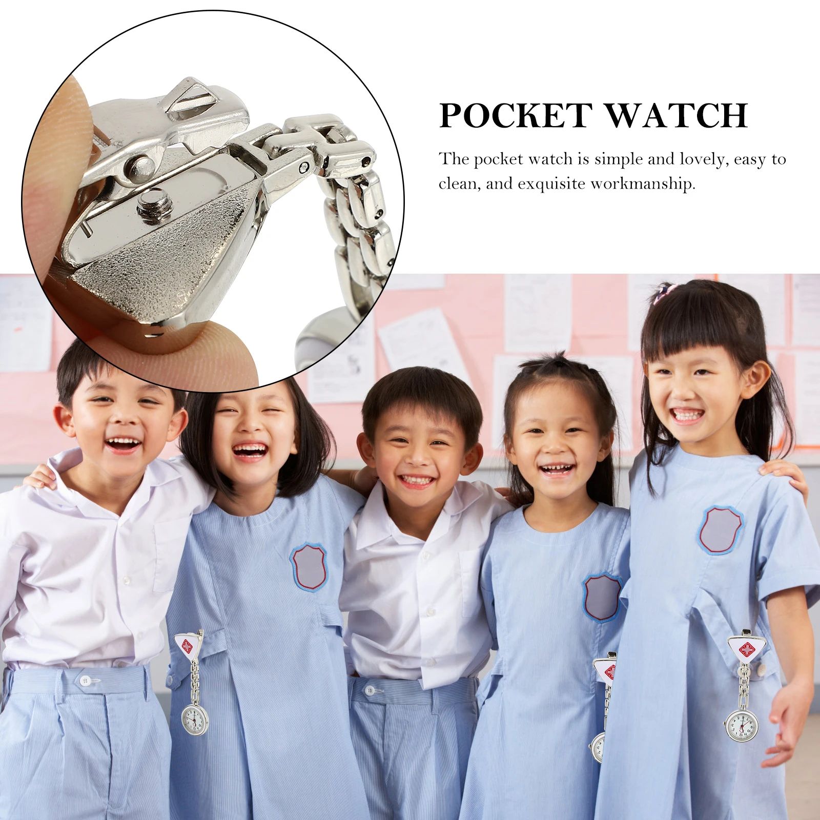 1Pcs Creative Quartz Nurse Pocket Watch Triangle Waterproof Hanging Clip-on Nurse Fob Watch Durable Lightweight Nursing Doctor
1Pcs Creative Quartz Nurse Pocket Watch Triangle Waterproof Hanging Clip-on Nurse Fob Watch Durable Lightweight Nursing Doctor