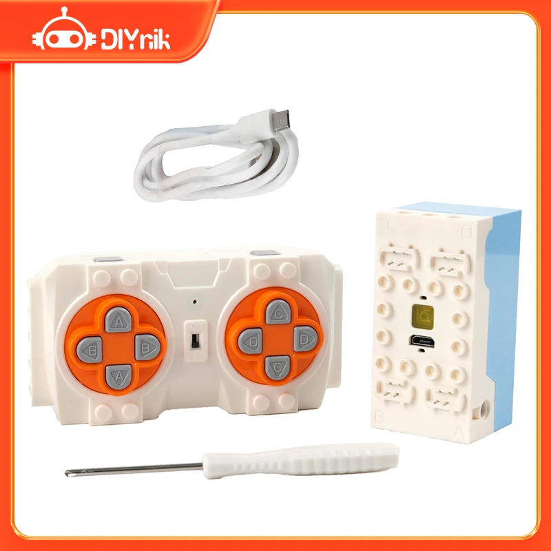 Креативный модуль для зарядки аккумуляторного блока Mould King 4,0 R/C APP Двойной пульт дистанционного управления Smart MOC Строительные блоки Функции питания
Креативный модуль для зарядки аккумуляторного блока Mould King 4,0 R/C APP Двойной пульт дистанционного управления Smart MOC Строительные блоки Функции питания
