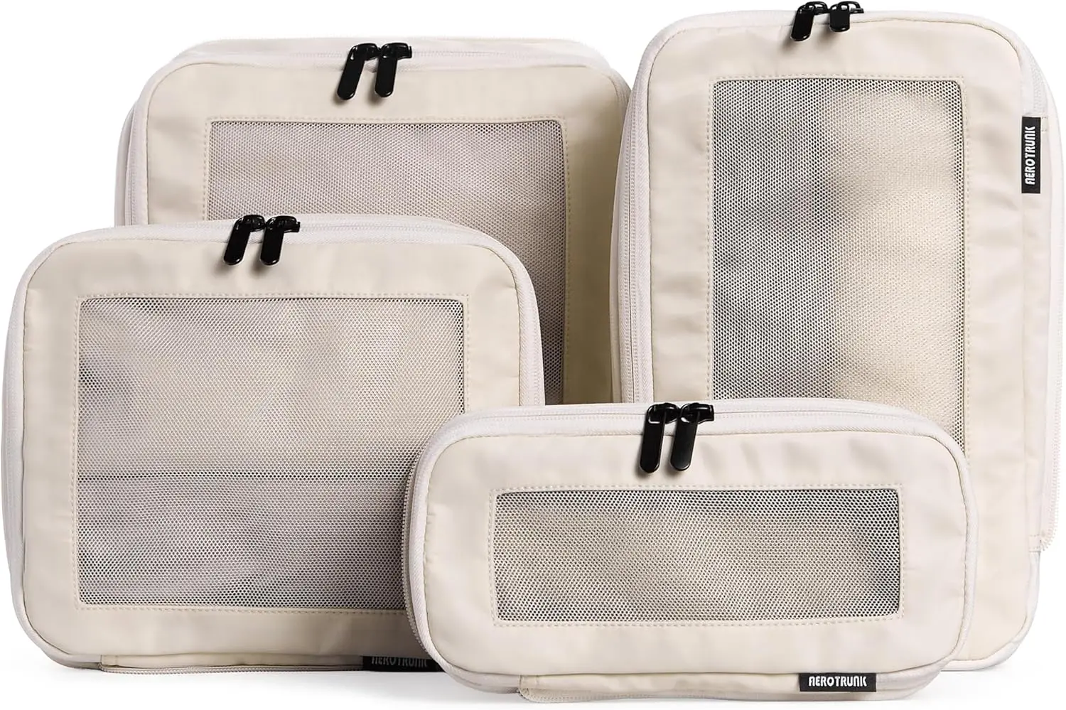 Compression Packing Cubes for Travel - Luggage Organizer Bags, Double Zipper, 4-Pack Beige
Compression Packing Cubes for Travel - Luggage Organizer Bags, Double Zipper, 4-Pack Beige