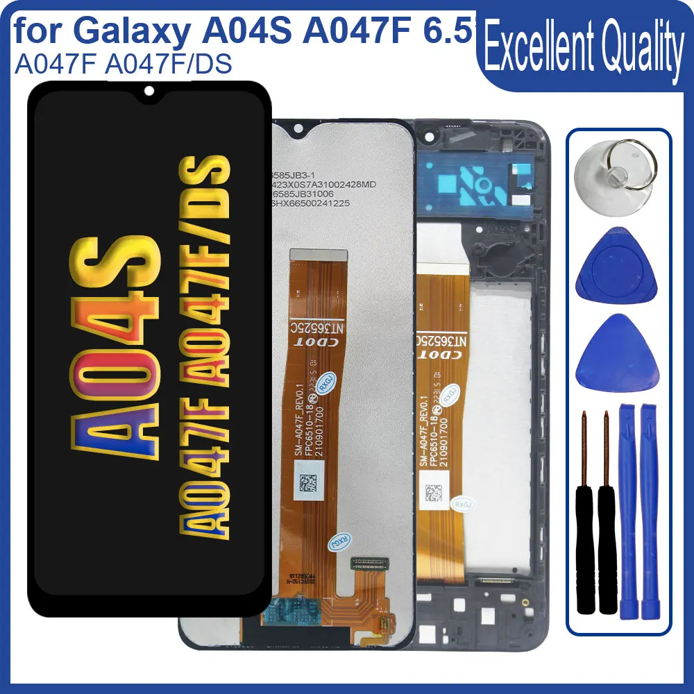 ЖК-дисплей 6,5 дюйма A047 для Samsung Galaxy A04s A047, ЖК-дисплей, сенсорный экран, дигитайзер, сменная панель для Samsung A04s A047F A047F/DS
ЖК-дисплей 6,5 дюйма A047 для Samsung Galaxy A04s A047, ЖК-дисплей, сенсорный экран, дигитайзер, сменная панель для Samsung A04s A047F A047F/DS