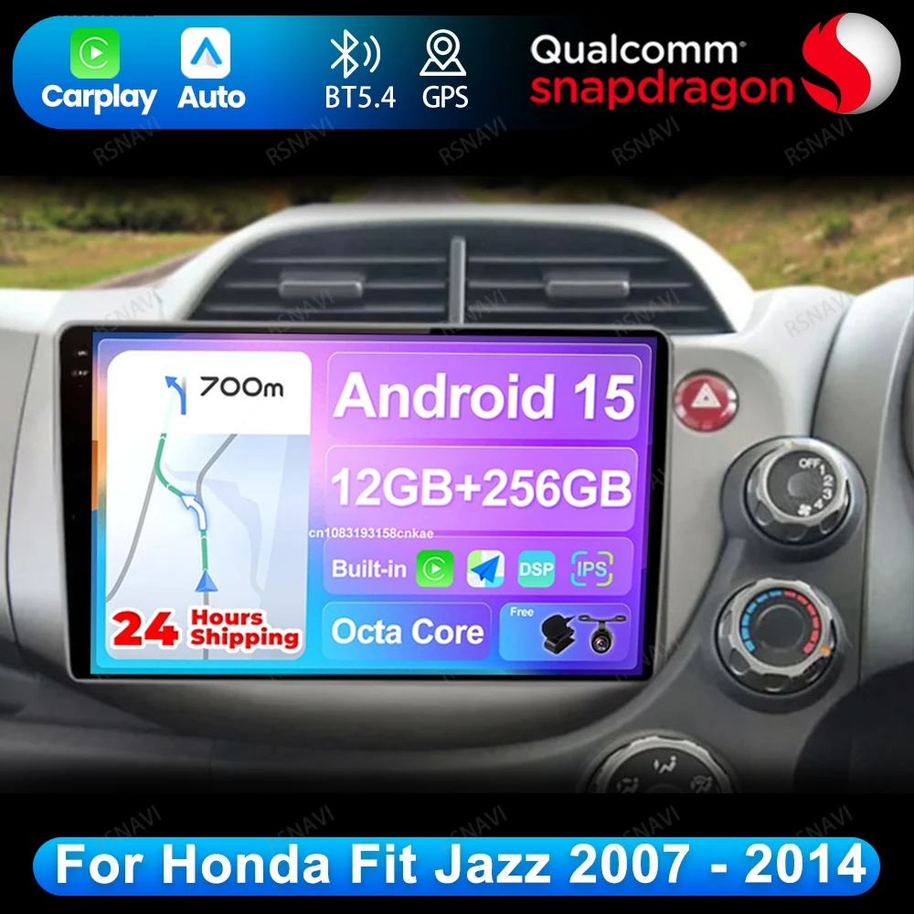 Android 15 For Honda Fit Jazz 2007 - 2014 QLED Car Radio Autoradio Multimedia Stereo BT DSP Wireless Carplay Auto Viedo Player
Android 15 For Honda Fit Jazz 2007 - 2014 QLED Car Radio Autoradio Multimedia Stereo BT DSP Wireless Carplay Auto Viedo Player