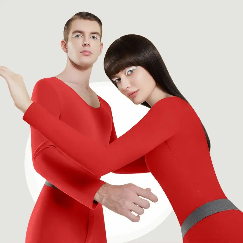 Women Red Thermal Underwear Sets Double-sided Soft Velvet Seamless Long Sleeve Solid Color Tops Warm Pants Thermo Winter Clothes
Women Red Thermal Underwear Sets Double-sided Soft Velvet Seamless Long Sleeve Solid Color Tops Warm Pants Thermo Winter Clothes
