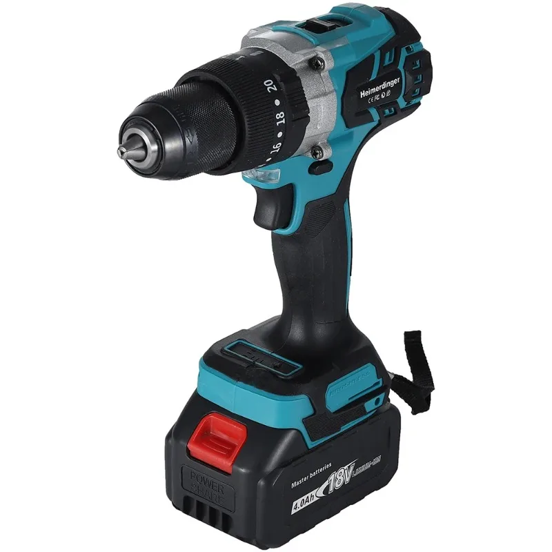 【Hot Item】Cordless Drill with Battery and Charger Set, 150N.m Torque(1300 In-lb) Electric Drill,1/2'' Keyless Chuck,2 Variable S
【Hot Item】Cordless Drill with Battery and Charger Set, 150N.m Torque(1300 In-lb) Electric Drill,1/2'' Keyless Chuck,2 Variable S