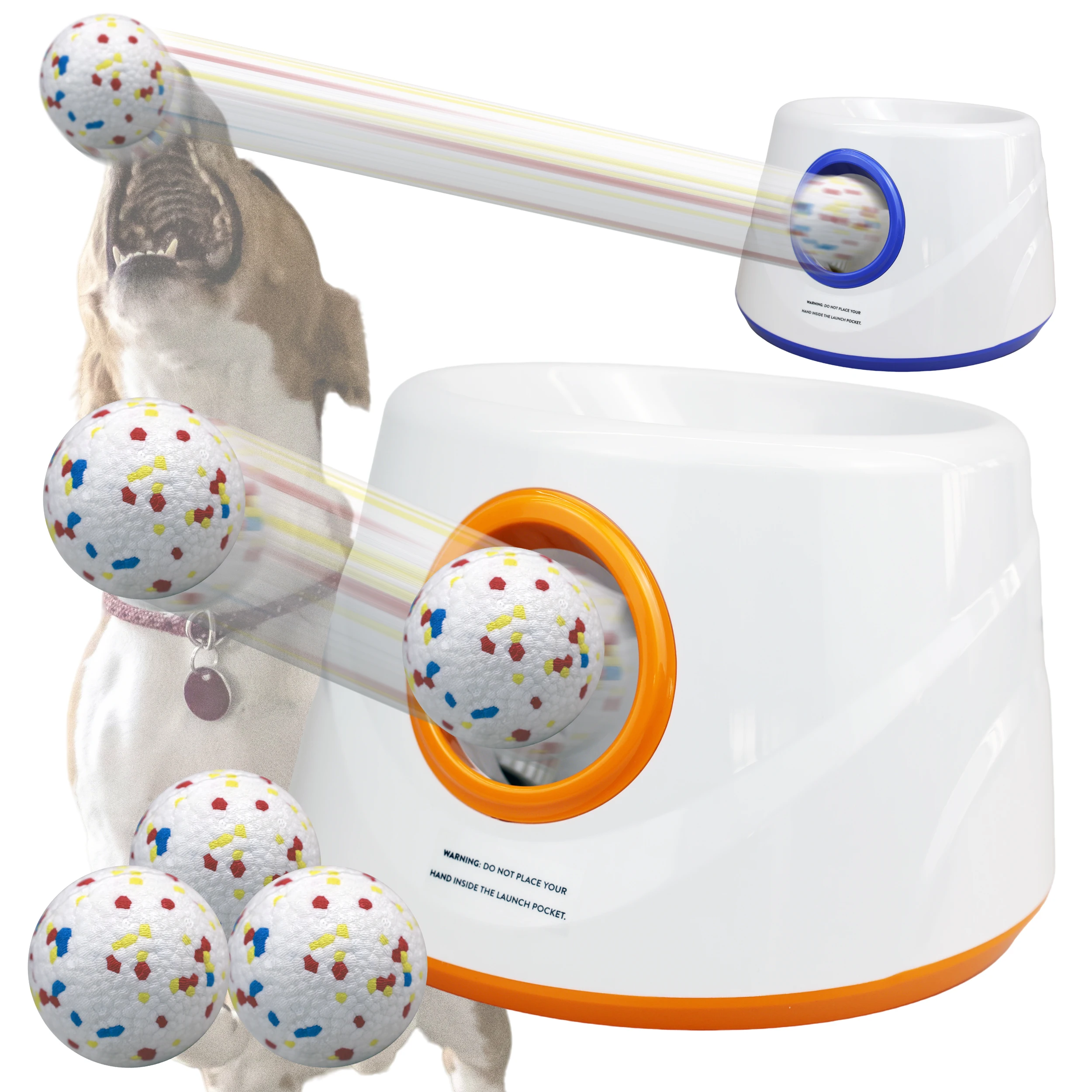 Automatic Ball Launcher Indoor/Outdoor Dog Toy 3 Distance Settings ETPU Balls Dog Tennis Ball Launcher Interactive Dog Toys
Automatic Ball Launcher Indoor/Outdoor Dog Toy 3 Distance Settings ETPU Balls Dog Tennis Ball Launcher Interactive Dog Toys