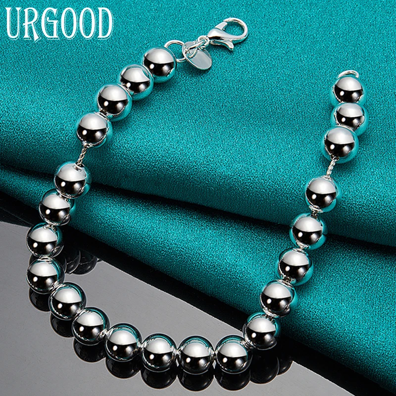 925 Sterling Silver 6mm Hollow Ball Chain Bracelet For Women Men Party Engagement Wedding Fashion Jewelry
925 Sterling Silver 6mm Hollow Ball Chain Bracelet For Women Men Party Engagement Wedding Fashion Jewelry