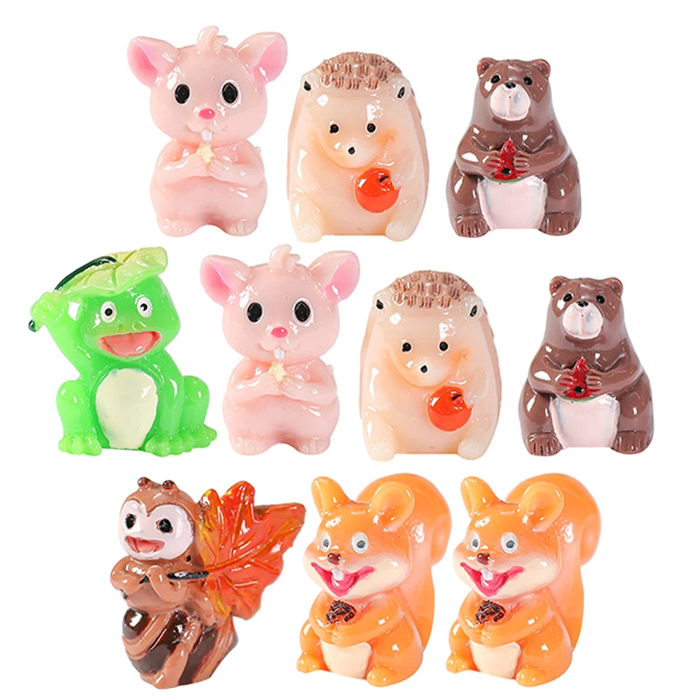 12 Pcs Small Animal Decoration Ornaments Mini Garden Accessories Resin Animals Statue Child
12 Pcs Small Animal Decoration Ornaments Mini Garden Accessories Resin Animals Statue Child