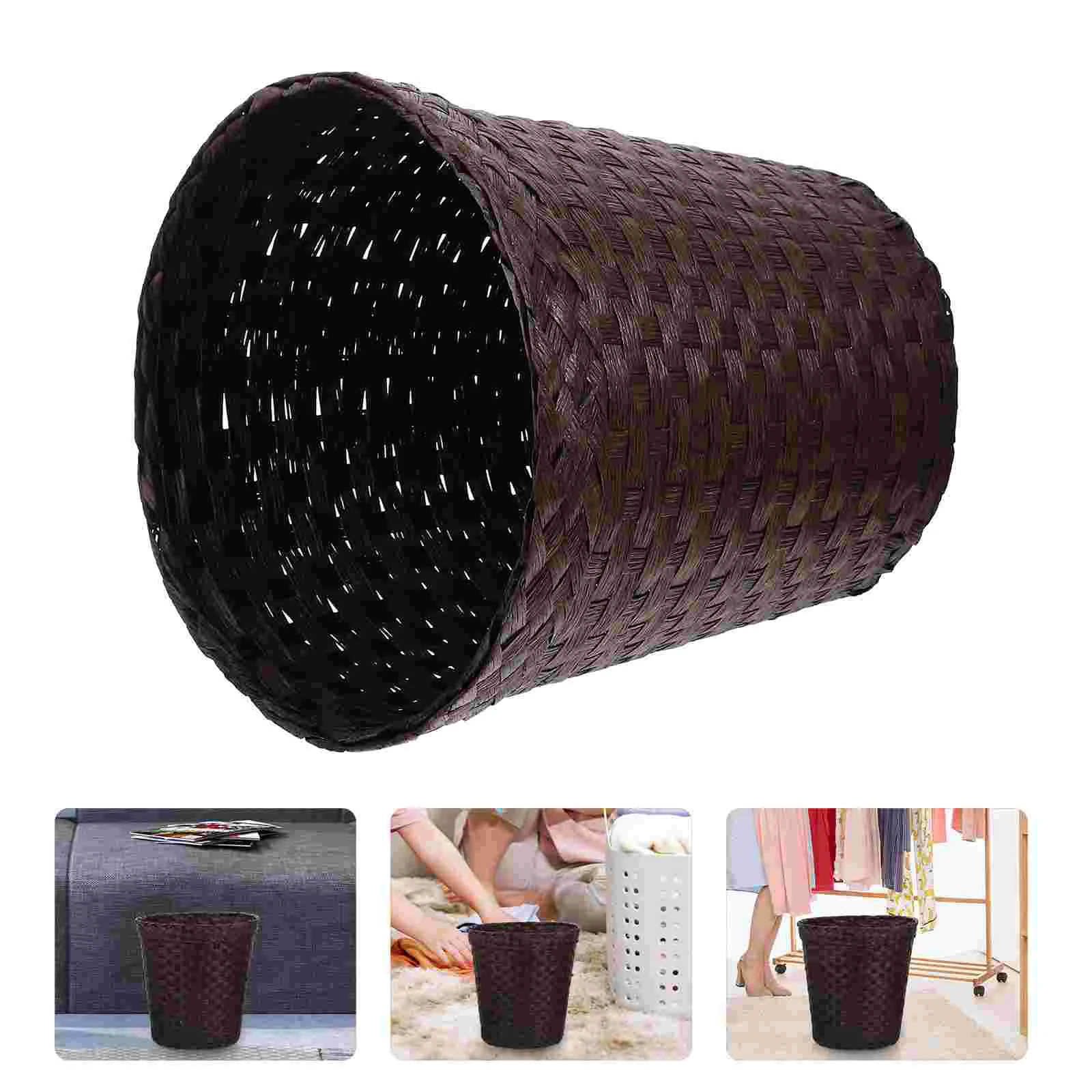 Storage Basket Simple and Fashionable Paper Rattan Imitation Straw Bin Garbage Khaki Color Child Bins Baskets Rubbish Container
Storage Basket Simple and Fashionable Paper Rattan Imitation Straw Bin Garbage Khaki Color Child Bins Baskets Rubbish Container