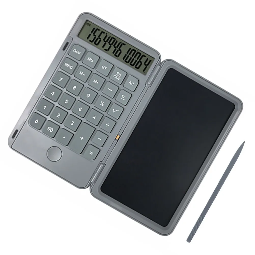 Rechargeable Calculator Foldable Portable Lightweight Silicone Keyboard with Writing Board for Students Office Accounting School
Rechargeable Calculator Foldable Portable Lightweight Silicone Keyboard with Writing Board for Students Office Accounting School