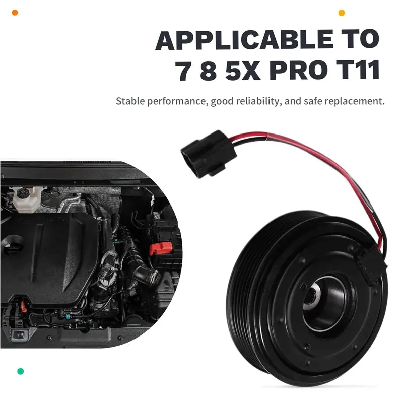 SD7C16 AC Compressor Clutch For Chery Models- Tiggo 7, 8, 5X Pro, EXEED TXL, Part Number 301000131AA
SD7C16 AC Compressor Clutch For Chery Models- Tiggo 7, 8, 5X Pro, EXEED TXL, Part Number 301000131AA