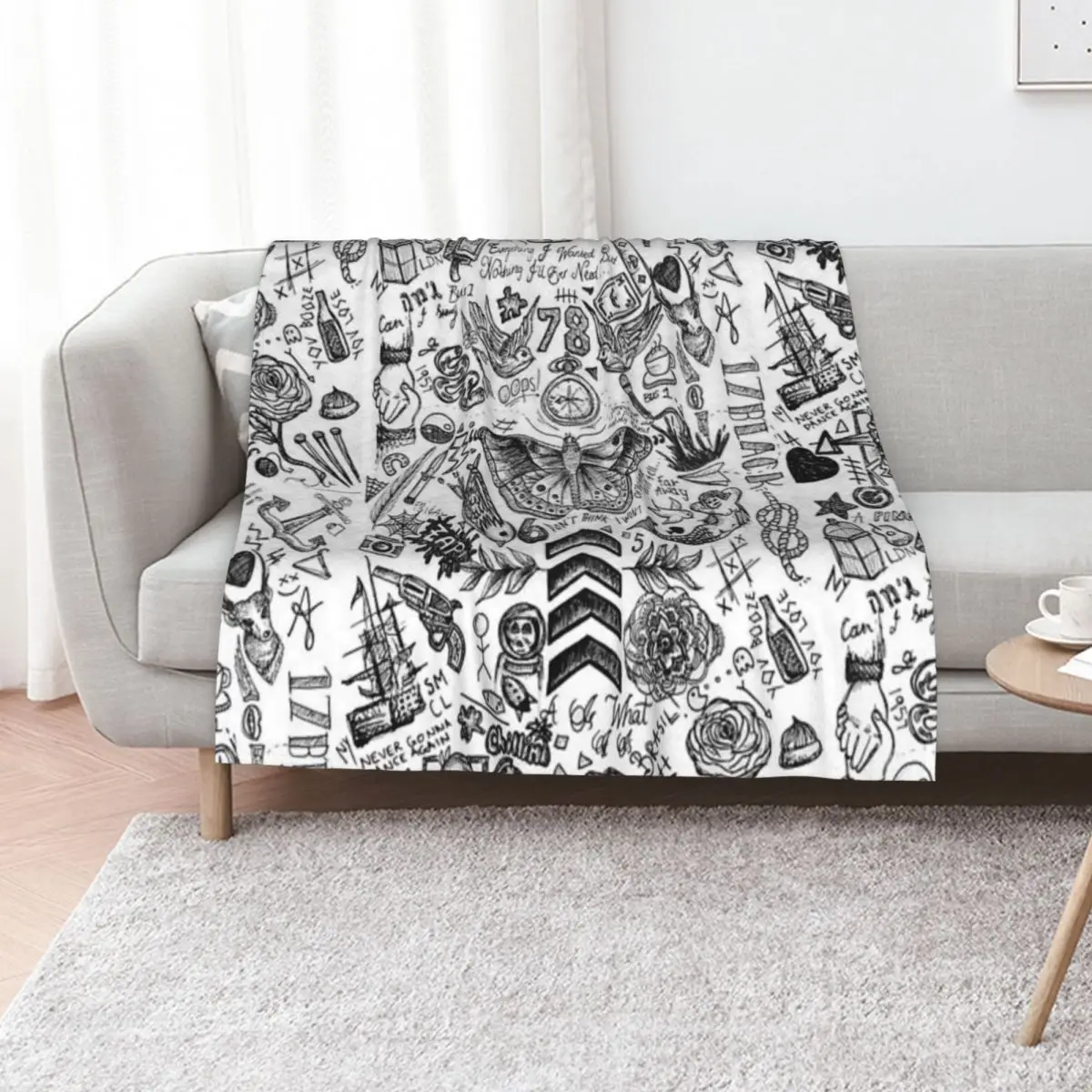 1D's tattoos Throw Blanket Cozy Microfiber Throw Blanket for Home Bedroom
1D's tattoos Throw Blanket Cozy Microfiber Throw Blanket for Home Bedroom