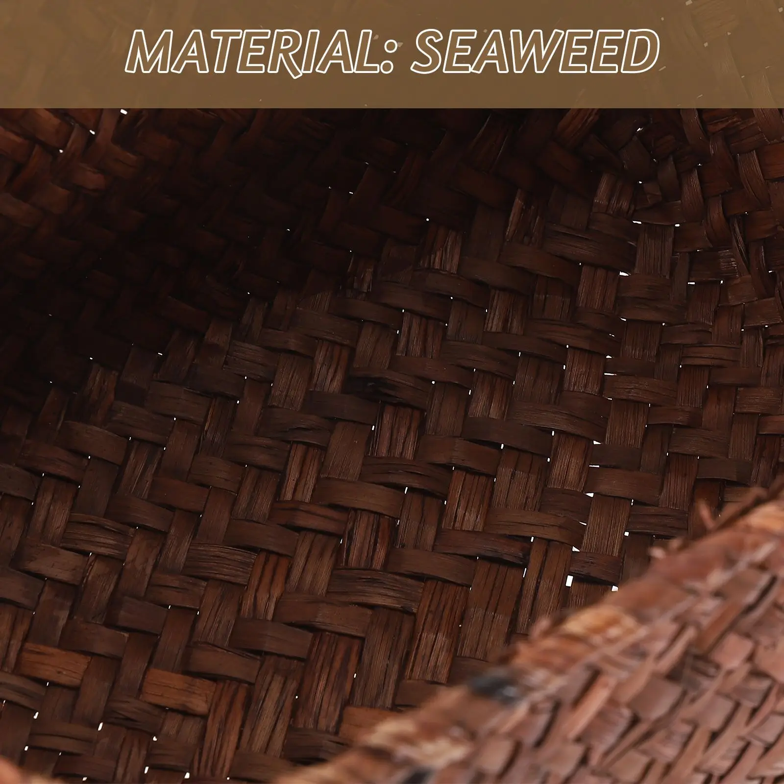Desktop Storage Basket Coffee Brown Seagrass Living Room Kitchen Organizer Portable Practical Container
Desktop Storage Basket Coffee Brown Seagrass Living Room Kitchen Organizer Portable Practical Container