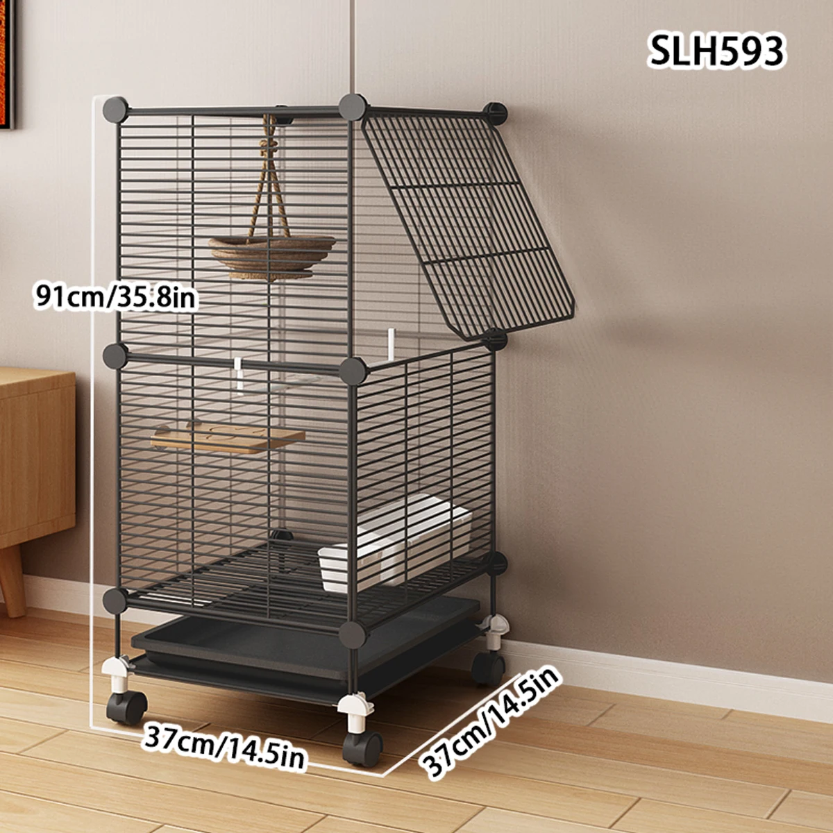 Luxury Bird Cage Villa for Cockatiels, Mynas, Budgerigars, Finches, Tigerfinches, Lovebirds, with Toilet Tray, Wheels, Bird Bowl, Perch, Iron Cage, Large Bird Nest, Parrot Cage
Luxury Bird Cage Villa for Cockatiels, Mynas, Budgerigars, Finches, Tigerfinches, Lovebirds, with Toilet Tray, Wheels, Bird Bowl, Perch, Iron Cage, Large Bird Nest, Parrot Cage