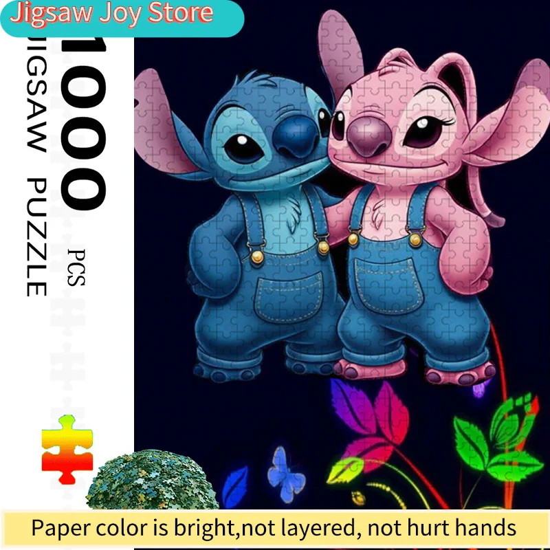 1000pcs Large Jigsaw Puzzle Suitable for s & - -Scratch Colorful Stitch Angel Puzzle with Challenging Pieces, Vibrant Cartoon
1000pcs Large Jigsaw Puzzle Suitable for s & - -Scratch Colorful Stitch Angel Puzzle with Challenging Pieces, Vibrant Cartoon