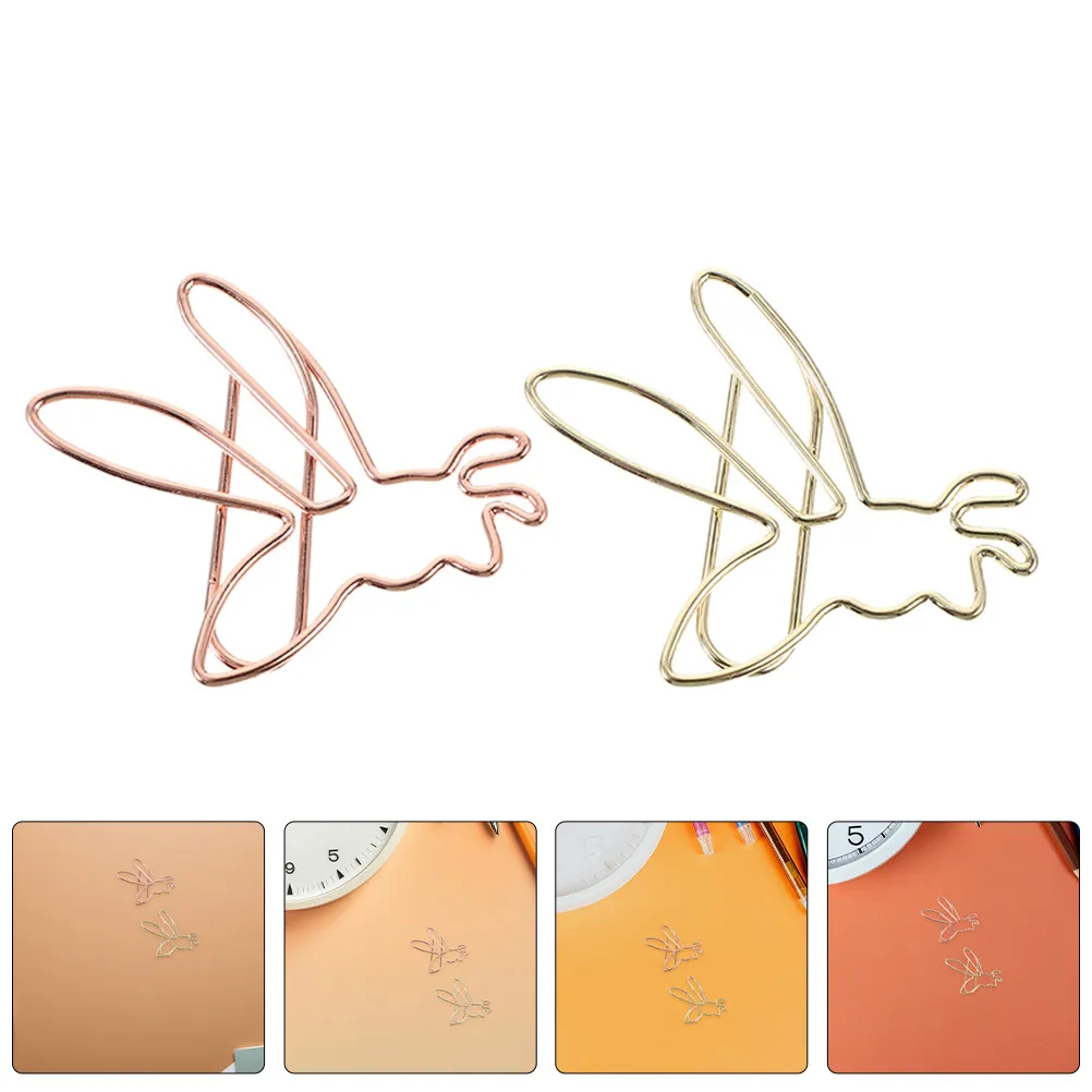 36Pcs Bee Shaped Paperclips Creative Desk Accessory Compact Versatile Metal Bookmark for Office School Notebooks Invitations
36Pcs Bee Shaped Paperclips Creative Desk Accessory Compact Versatile Metal Bookmark for Office School Notebooks Invitations