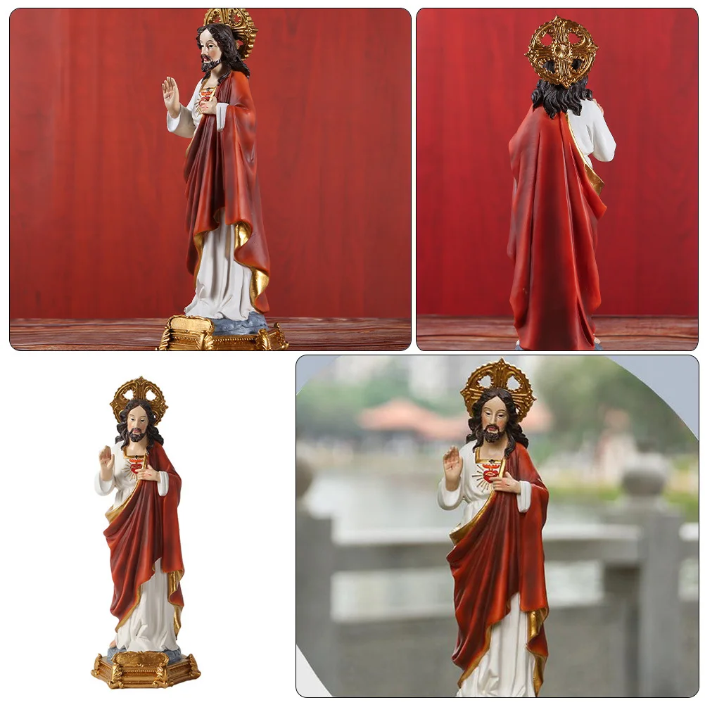 Jesus Resin Craft Ornament Exquisite Desktop Home Decoration Religious Gift Jesus Adornment Home Decoration
Jesus Resin Craft Ornament Exquisite Desktop Home Decoration Religious Gift Jesus Adornment Home Decoration