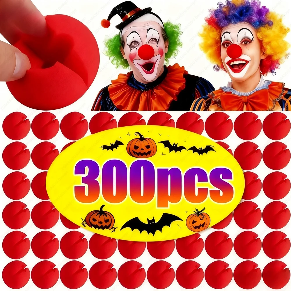 1-300Pcs Red Funny Clown Nose Foam Sponge Ball Nose for Cosplay Costume Props Circus Performance Halloween Party Decor Supplies
1-300Pcs Red Funny Clown Nose Foam Sponge Ball Nose for Cosplay Costume Props Circus Performance Halloween Party Decor Supplies