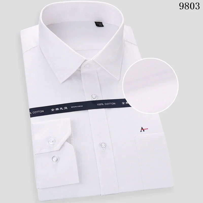 Alta qualidade não passar roupa dos homens vestido camisa de manga comprida 2022 novo sólido masculino plus size ajuste
Alta qualidade não passar roupa dos homens vestido camisa de manga comprida 2022 novo sólido masculino plus size ajuste