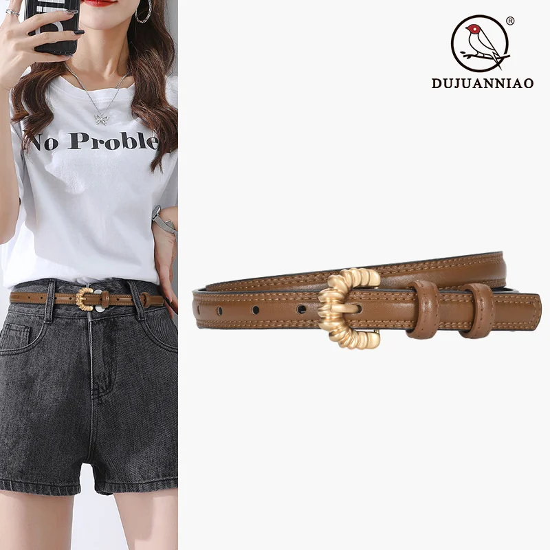 100% genuine real leather New Belt Women's Texture Needle Buckle Simple Casual Fine Leather Suit Pants Skirt
100% genuine real leather New Belt Women's Texture Needle Buckle Simple Casual Fine Leather Suit Pants Skirt