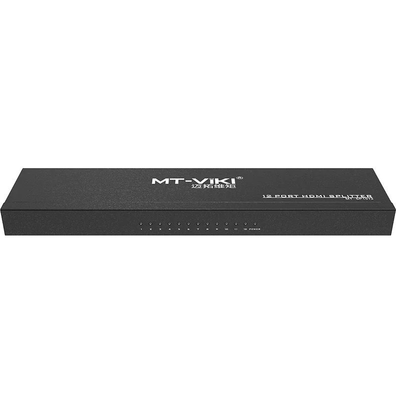 Разветвитель HDMI 4K, 30 Гц, 1 в 12 выходов, MT-VIKI 1x12 1 компьютерный 12 мониторов + адаптер питания
Разветвитель HDMI 4K, 30 Гц, 1 в 12 выходов, MT-VIKI 1x12 1 компьютерный 12 мониторов + адаптер питания