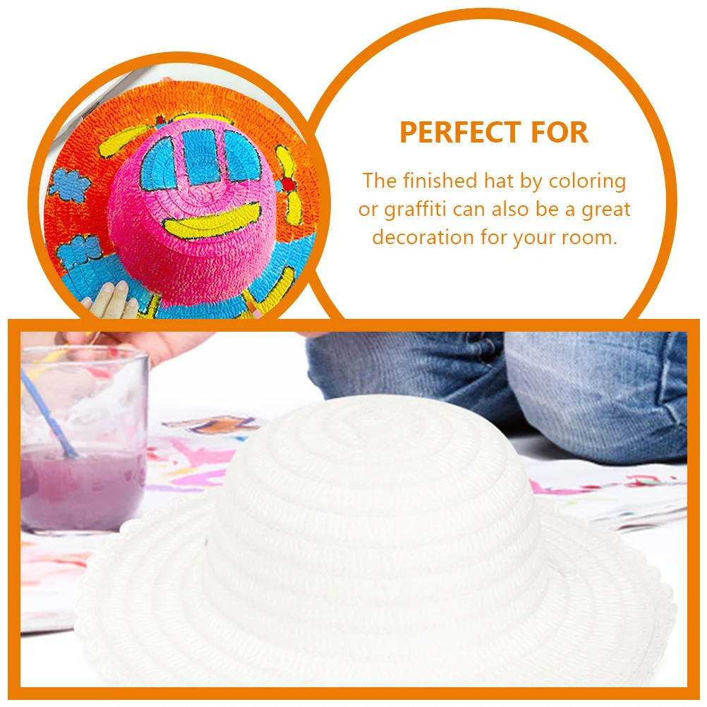 6pcs Diy Unfinished Straw Hats Kids Blank Graffiti Painting Craft Activity Creative Dancing Party Hat Children Diy Craft
6pcs Diy Unfinished Straw Hats Kids Blank Graffiti Painting Craft Activity Creative Dancing Party Hat Children Diy Craft