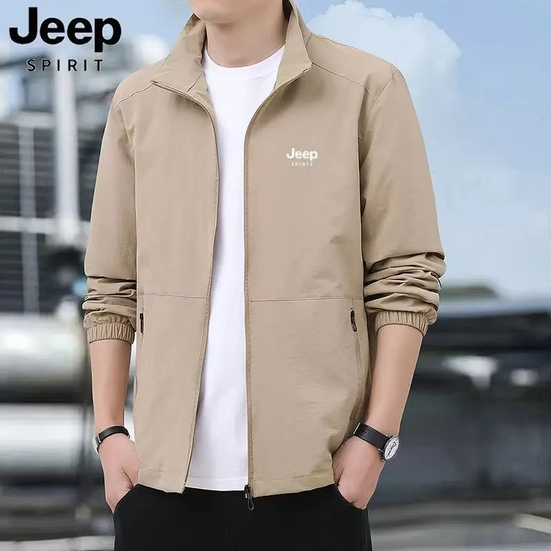 JEEP Spirit2026 high-quality new high-neck jacket, spring and autumn large-sized casual workwear, men's windproof outdoor sports
JEEP Spirit2026 high-quality new high-neck jacket, spring and autumn large-sized casual workwear, men's windproof outdoor sports