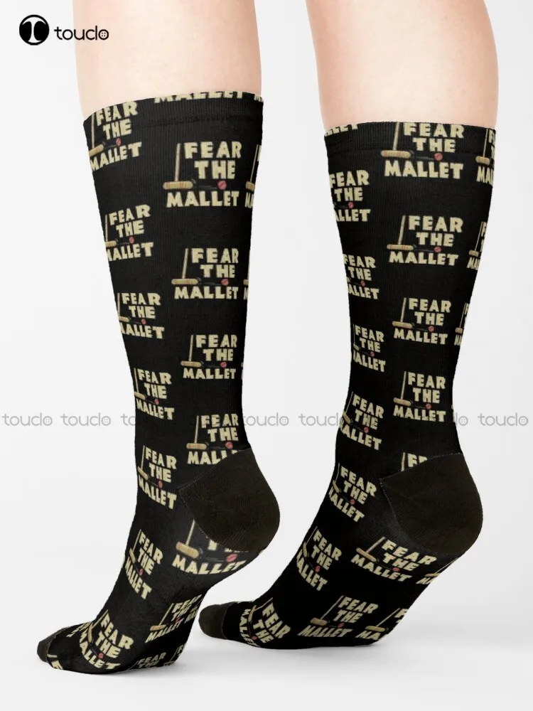 Funny Croquet Fear The Mallet Graphic Socks Girls Crew Socks Cartoon Comfortable Best Girls Sports 360° Digital Print Streetwear
Funny Croquet Fear The Mallet Graphic Socks Girls Crew Socks Cartoon Comfortable Best Girls Sports 360° Digital Print Streetwear