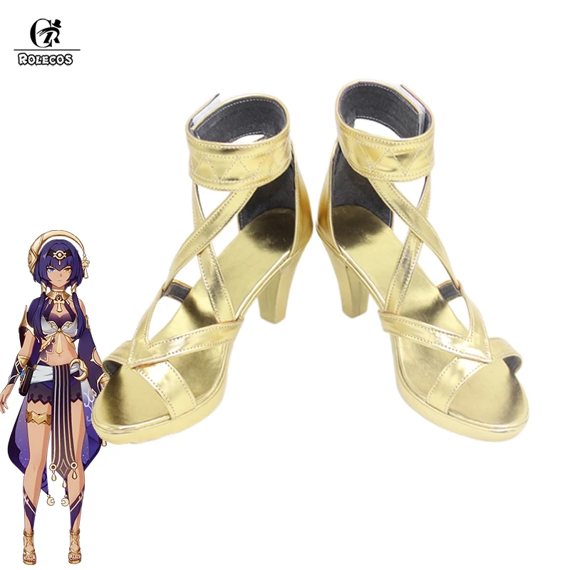 ROLECOS Game Genshin Impact Candace Cosplay Shoes Genshin Candace High-heeled Shoes Halloween Women Cosplay Boots
ROLECOS Game Genshin Impact Candace Cosplay Shoes Genshin Candace High-heeled Shoes Halloween Women Cosplay Boots