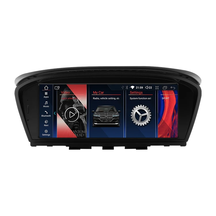 Автомагнитола с IPS экраном, мультимедийный плеер на Android, для BMW 5 серии E60, E61, E63, E64, E90, E91, система CCC, CIC, gps-навигация
Автомагнитола с IPS экраном, мультимедийный плеер на Android, для BMW 5 серии E60, E61, E63, E64, E90, E91, система CCC, CIC, gps-навигация