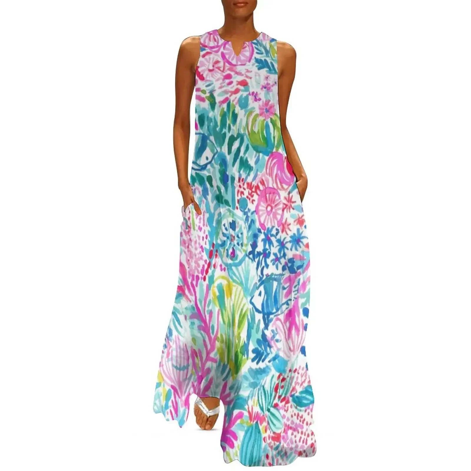 Fish Under The Sea Long Dress ceremony dresses dresses for women dress party night summer dress women 2025
Fish Under The Sea Long Dress ceremony dresses dresses for women dress party night summer dress women 2025