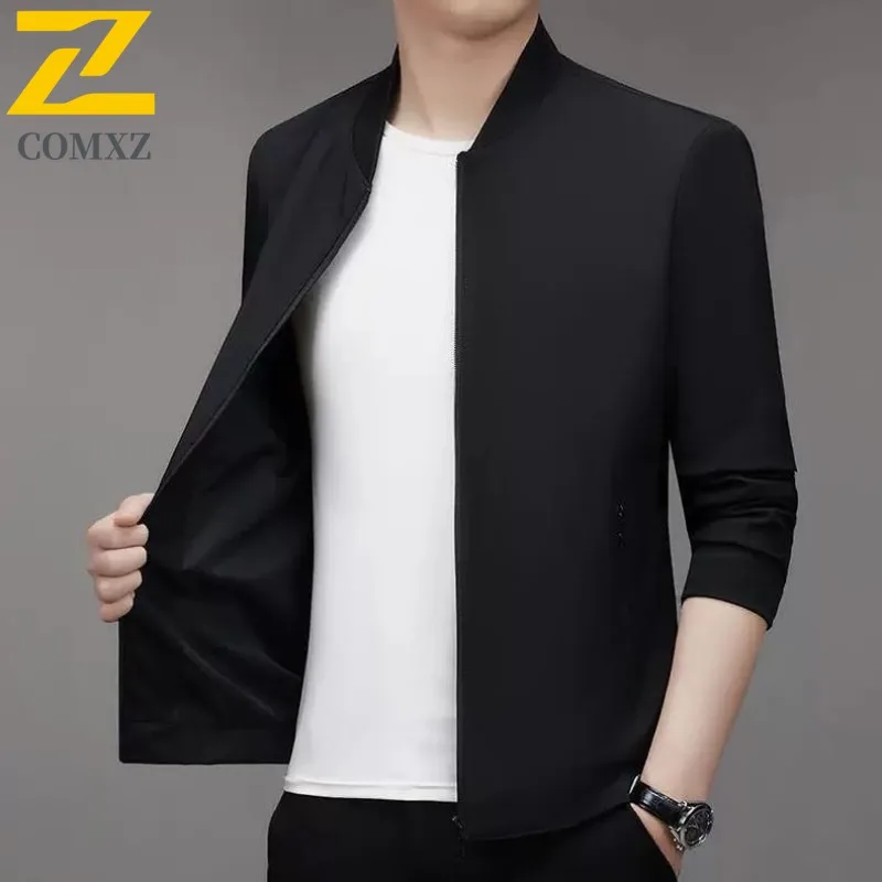 COMXZ Men Jacket Slim Fit Lightweight Breathable Round Neck Casual Outdoor Golf Travel Coat Autumn Plain Color Work Jackets
COMXZ Men Jacket Slim Fit Lightweight Breathable Round Neck Casual Outdoor Golf Travel Coat Autumn Plain Color Work Jackets