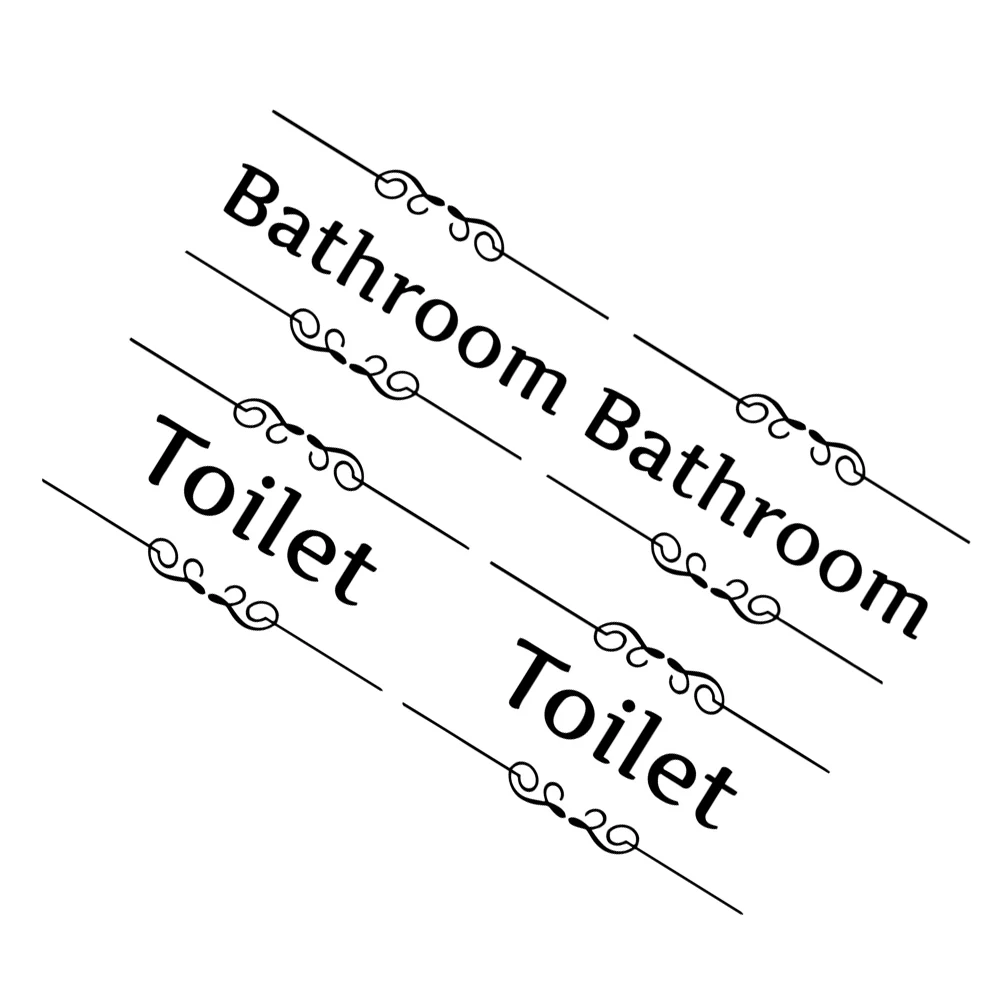 4pcs Pvc Toilet Door Stickers 15X28Cm Creative English Letters Wall Decals Bathroom Restroom Decoration Mall Home Zy3115A
4pcs Pvc Toilet Door Stickers 15X28Cm Creative English Letters Wall Decals Bathroom Restroom Decoration Mall Home Zy3115A