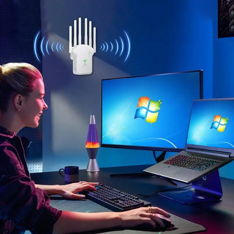 Интернет-усилитель для Wi-Fi, расширитель интернет-сигнала, портативный усилитель Wi-Fi с двухдиапазоном 1200 Мбит/с для рабочего места на открытом воздухе, автофургона
Интернет-усилитель для Wi-Fi, расширитель интернет-сигнала, портативный усилитель Wi-Fi с двухдиапазоном 1200 Мбит/с для рабочего места на открытом воздухе, автофургона