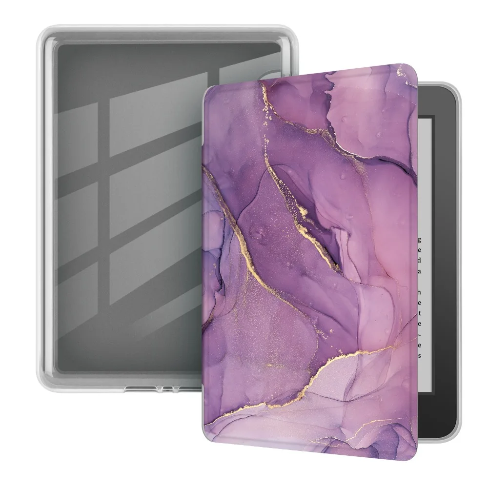 Auto Wake/Sleep e-Reader Case Wear Resistant Shockproof Acrylic Back Cover for Kindle Paperwhite 12th Gen 2024 7 inch Colorsoft
Auto Wake/Sleep e-Reader Case Wear Resistant Shockproof Acrylic Back Cover for Kindle Paperwhite 12th Gen 2024 7 inch Colorsoft