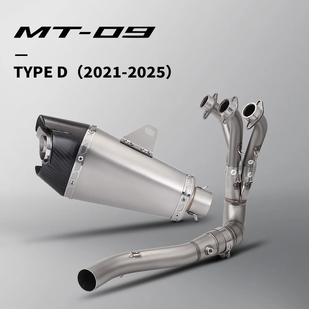Full Exhaust System for MT-09 Tracer FZ09 XSR900 Motorcycle Front Mid Link Pipe With 2 oxygen sensor
Full Exhaust System for MT-09 Tracer FZ09 XSR900 Motorcycle Front Mid Link Pipe With 2 oxygen sensor