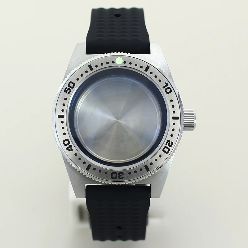 40mm Stainless Steel Watch Case Rubber Strap Sapphire Glass For NH36 NH35 NH34 Movement 28.5mm Dial Modified 62MAS Design Style
40mm Stainless Steel Watch Case Rubber Strap Sapphire Glass For NH36 NH35 NH34 Movement 28.5mm Dial Modified 62MAS Design Style