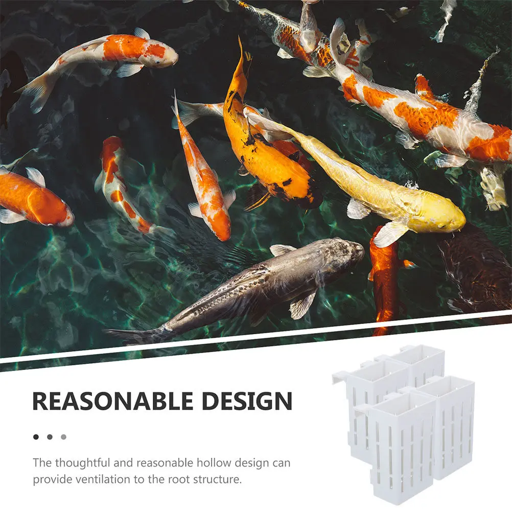 Набор из 4 подвесных горшков для аквариумных растений с улучшенной циркуляцией воды для оформления аквариумов
Набор из 4 подвесных горшков для аквариумных растений с улучшенной циркуляцией воды для оформления аквариумов