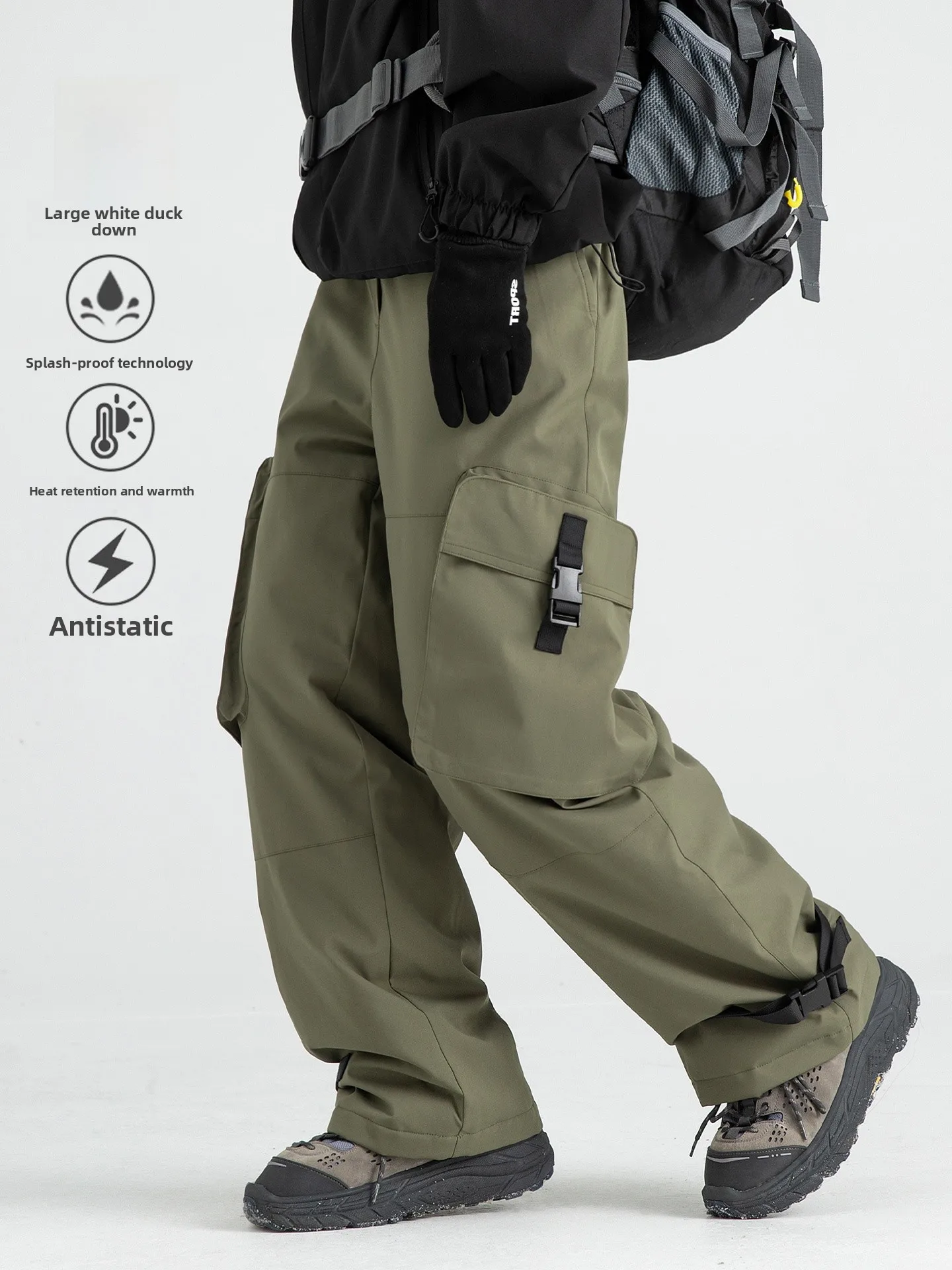 Thiened White Du down Ski Pants Men's Winter Outdoor Mountain Climbing Windproof Waterproof down Pants Youth Casual Long ...
Thiened White Du down Ski Pants Men's Winter Outdoor Mountain Climbing Windproof Waterproof down Pants Youth Casual Long ...