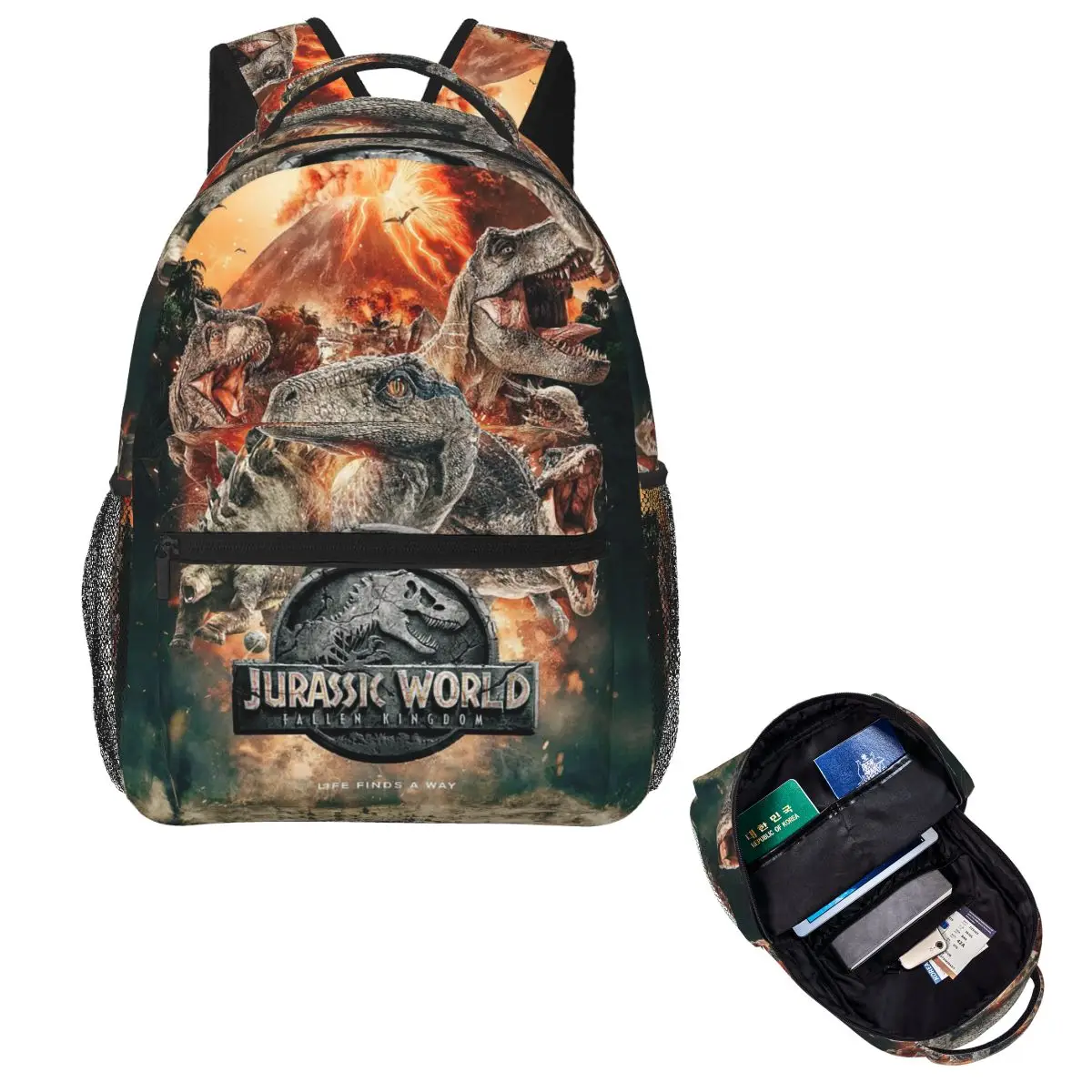 Jurassic World Fallen Kingdom Backpack Hot Sale Daypack Large Capacity Kids BookBag School Bag Shoulder Bags for Men Women
Jurassic World Fallen Kingdom Backpack Hot Sale Daypack Large Capacity Kids BookBag School Bag Shoulder Bags for Men Women