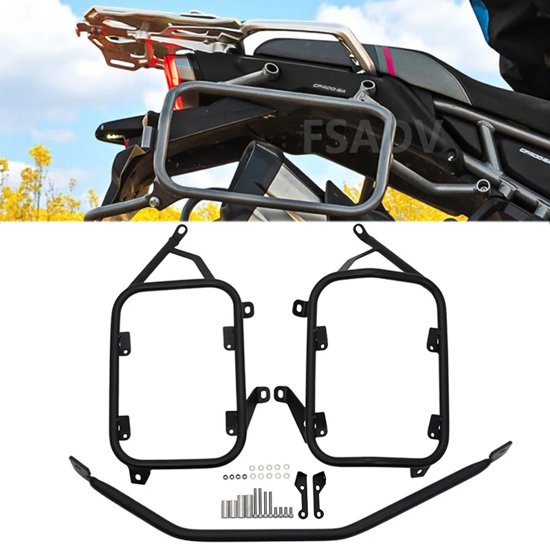 For CFMOTO 450MT 450 MT MT450 2024 2025 Motorcycle Top Box Rack Side Panniers Bracket Luggage Saddlebag Support
For CFMOTO 450MT 450 MT MT450 2024 2025 Motorcycle Top Box Rack Side Panniers Bracket Luggage Saddlebag Support