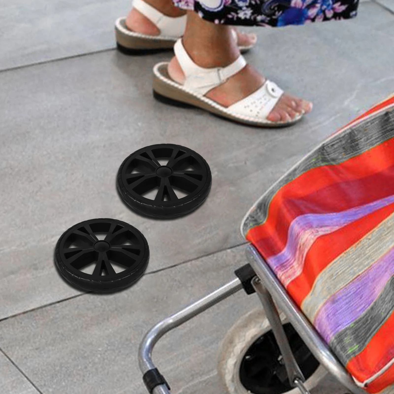 2pcs Shopping Cart Wheels Plastic Replacement Casters for Trolley Stairs Luggage Foldable Storage Truck Bin
2pcs Shopping Cart Wheels Plastic Replacement Casters for Trolley Stairs Luggage Foldable Storage Truck Bin