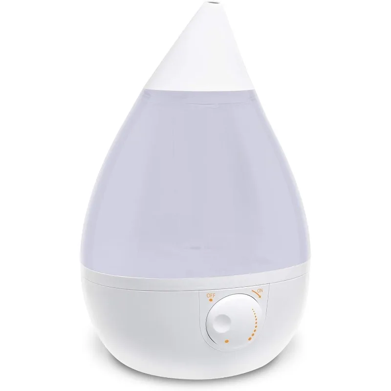 White Drop Ultrasonic Cool Mist Teardrop Humidifier, 1 Gallon Tank, Baby Humidifier For Nursery, Bedroom, Plants, Office,
White Drop Ultrasonic Cool Mist Teardrop Humidifier, 1 Gallon Tank, Baby Humidifier For Nursery, Bedroom, Plants, Office,