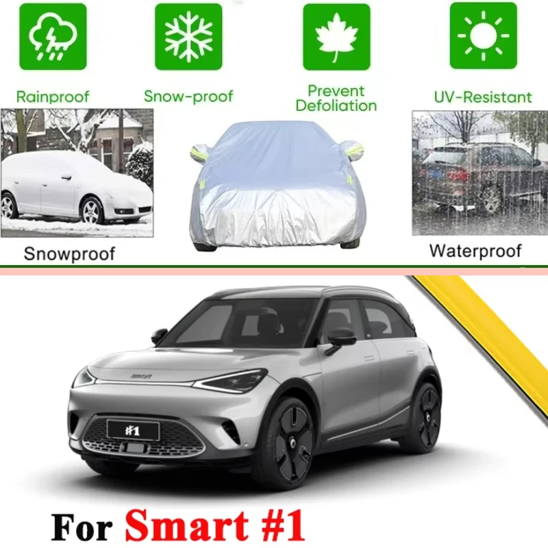 For Smart 1 2022-2026 2023 2024 2025 Full Car Covers Outdoor Sun Anti UV Rain Snow Dust Protection Oxford Cloth Accessories
For Smart 1 2022-2026 2023 2024 2025 Full Car Covers Outdoor Sun Anti UV Rain Snow Dust Protection Oxford Cloth Accessories