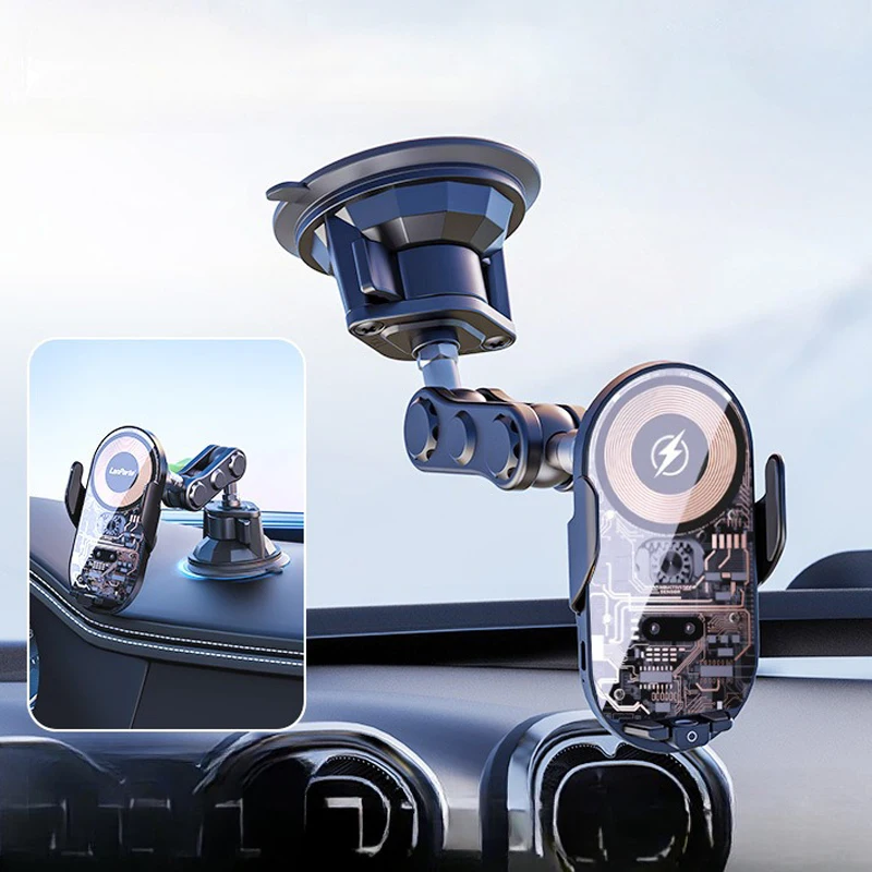 Wireless Car Charger,15W Fast Charging Car Charger Phone Holder Mount, Auto-Clamping Suction Cup Hands-Free Car Phone Stand
Wireless Car Charger,15W Fast Charging Car Charger Phone Holder Mount, Auto-Clamping Suction Cup Hands-Free Car Phone Stand