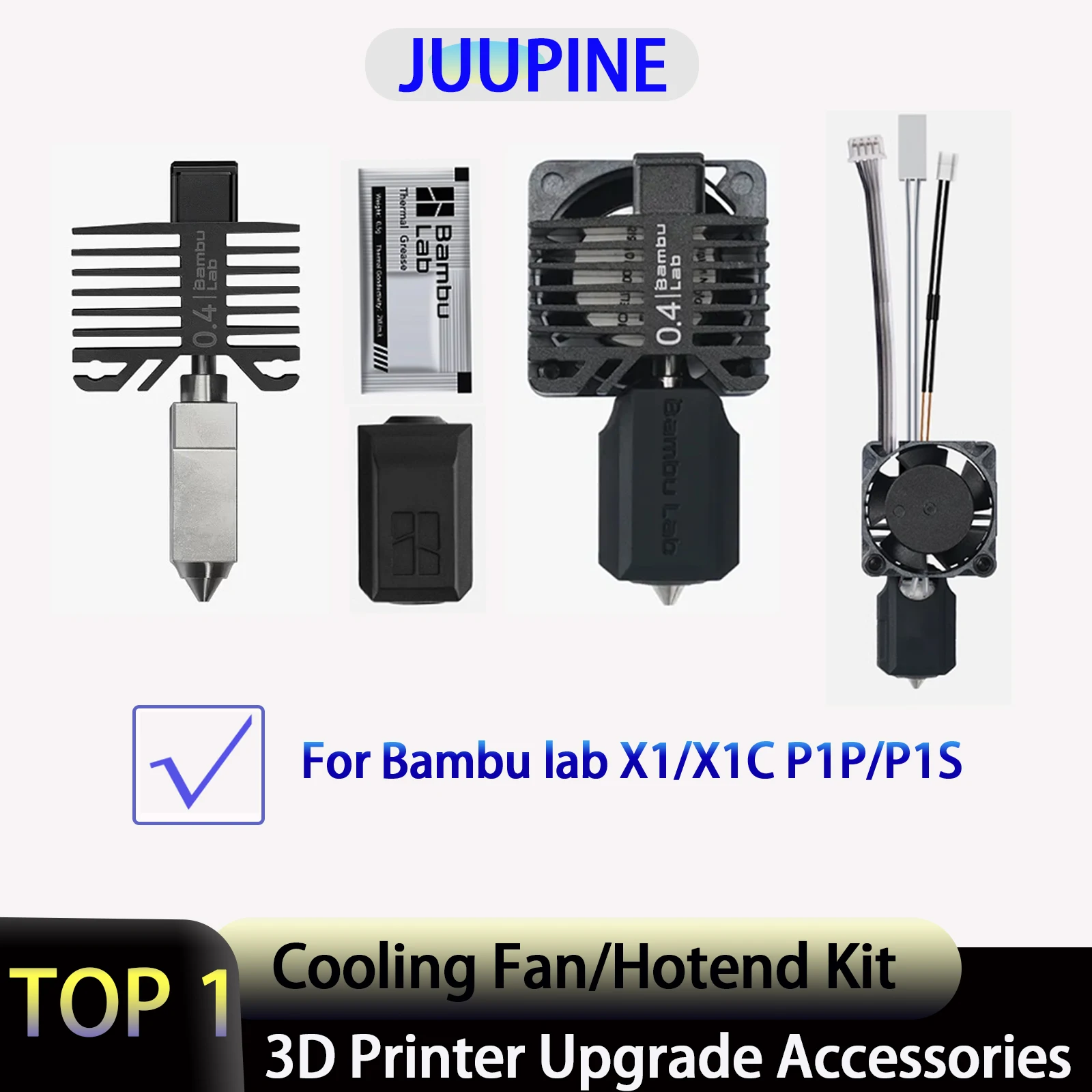 Оригинальная насадка Bambu Lab X1/X1C Hotend 0,2 мм 0,4 мм, комплект из нержавеющей стали в сборе, комплект вентилятора с рассеиванием горячего конца для деталей 3D-принтера
Оригинальная насадка Bambu Lab X1/X1C Hotend 0,2 мм 0,4 мм, комплект из нержавеющей стали в сборе, комплект вентилятора с рассеиванием горячего конца для деталей 3D-принтера